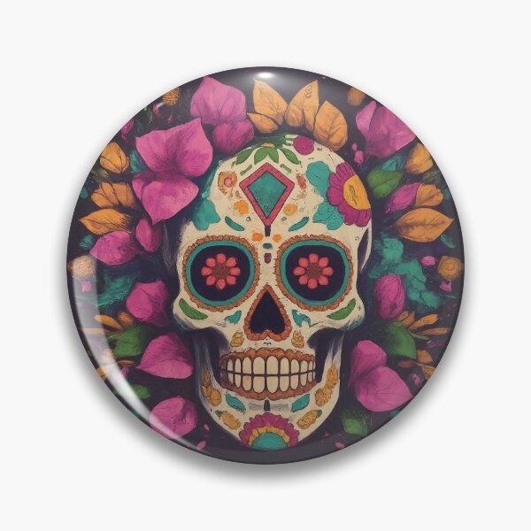 Artikelvorschau, Mexikanischer Zuckerschädel | Calavera | Tag der Toten entworfen und verkauft von PaperPrintMagic.