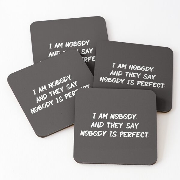 Item preview, nobody is perfect designed and sold by jgdlc.