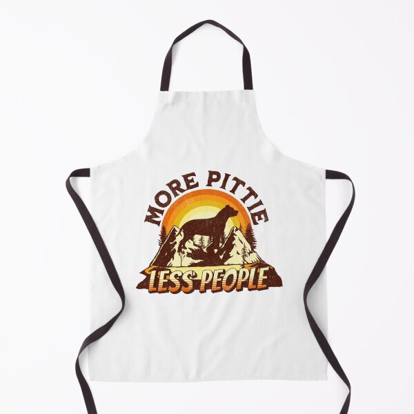 Item preview, More Pittie Less People Vintage Hiking Camping Gift designed and sold by Guarddogdrive.