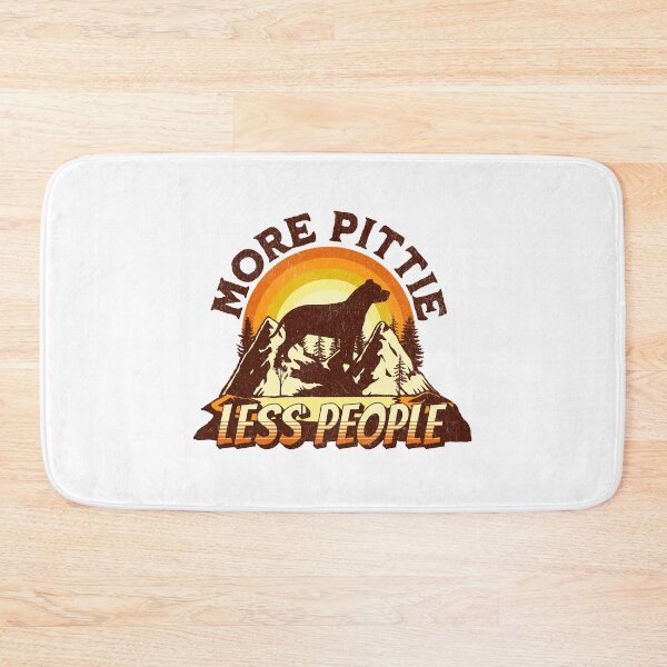 Artikelvorschau, Mehr Pittie Weniger Menschen Vintage Wandern Camping Geschenk entworfen und verkauft von Guarddogdrive.