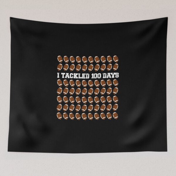 Item preview, I Tackled 100 Days Of School Funny Football 100th Day  designed and sold by GabrieSketcham.