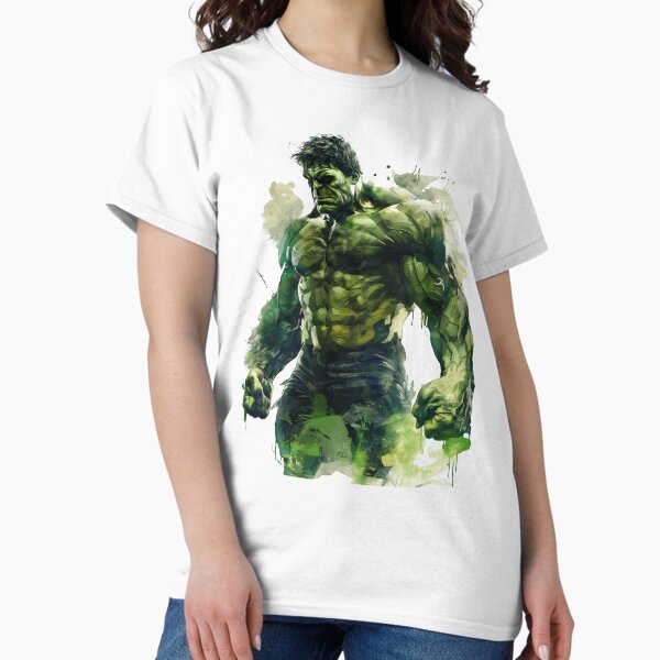 Artikel-Vorschau von Hulk Digital Art mit Aquarelleffekt, designt und verkauft von SAMNagy.
