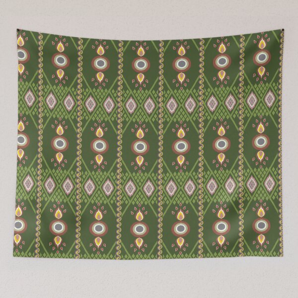 Item preview, Ikat pattern texture,fabric,clothing,wrapping,carpet designed and sold by Nakorn06 Shop.