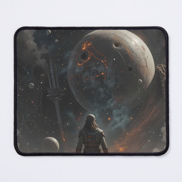 Item preview, Star Wars Moon Galactic Struggles Art Vader designed and sold by ART ATTACK ZONE.