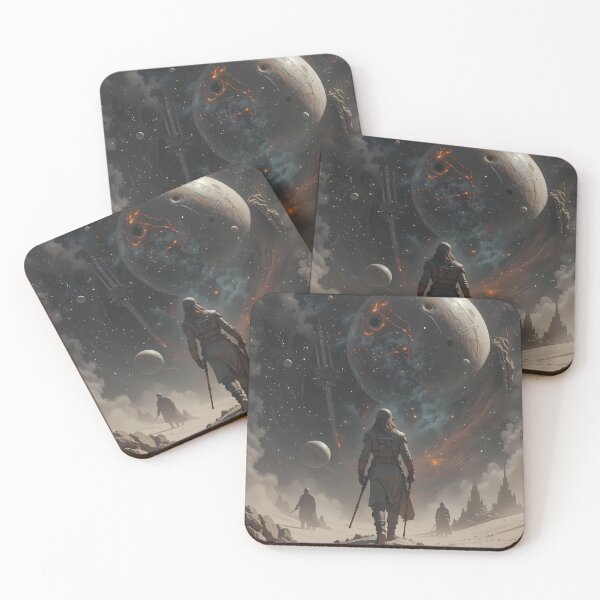 Item preview, Star Wars Moon Galactic Struggles Art Vader designed and sold by ART ATTACK ZONE.
