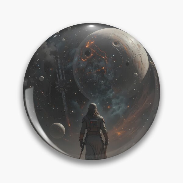 Item preview, Star Wars Moon Galactic Struggles Art Vader designed and sold by ART ATTACK ZONE.
