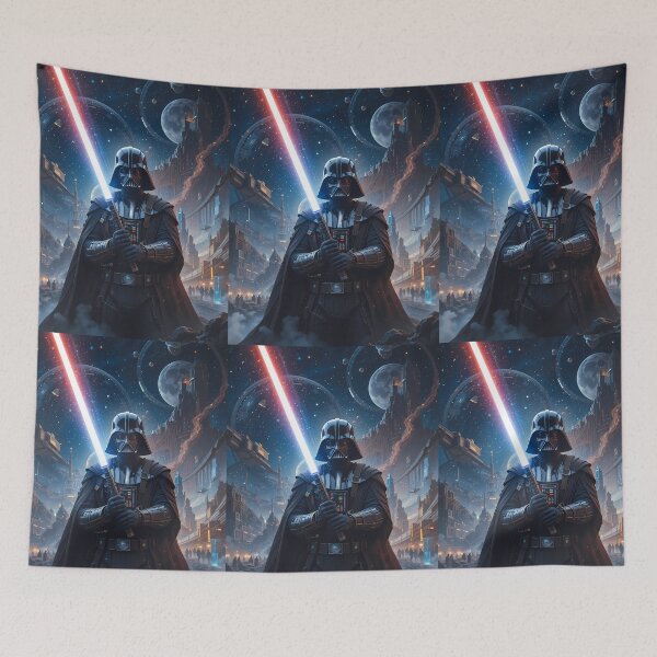 Item preview, Surreal Star Wars Dark Planets Art Vader designed and sold by ART ATTACK ZONE.