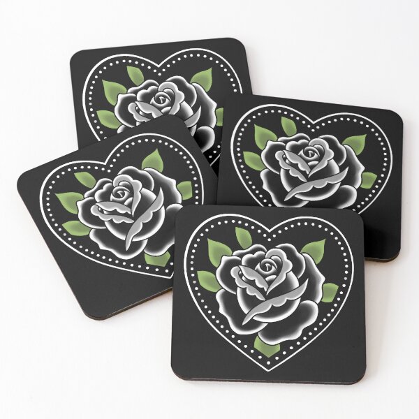 Item preview, Black Rose Traditional Tattoo designed and sold by SevenRelics.