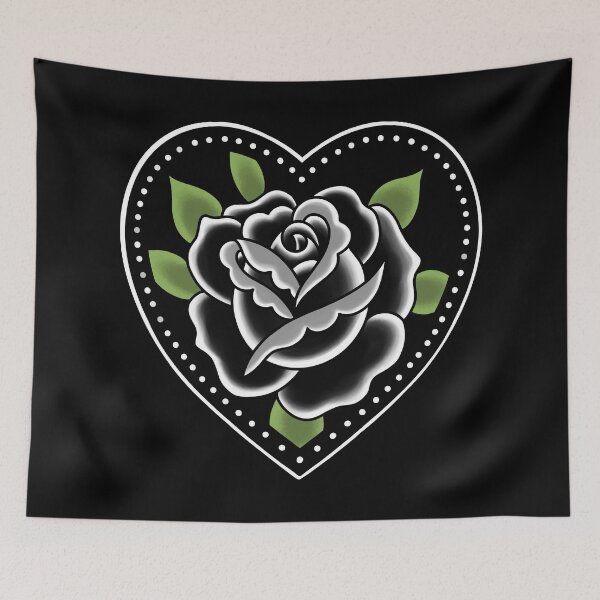 Item preview, Black Rose Traditional Tattoo designed and sold by SevenRelics.