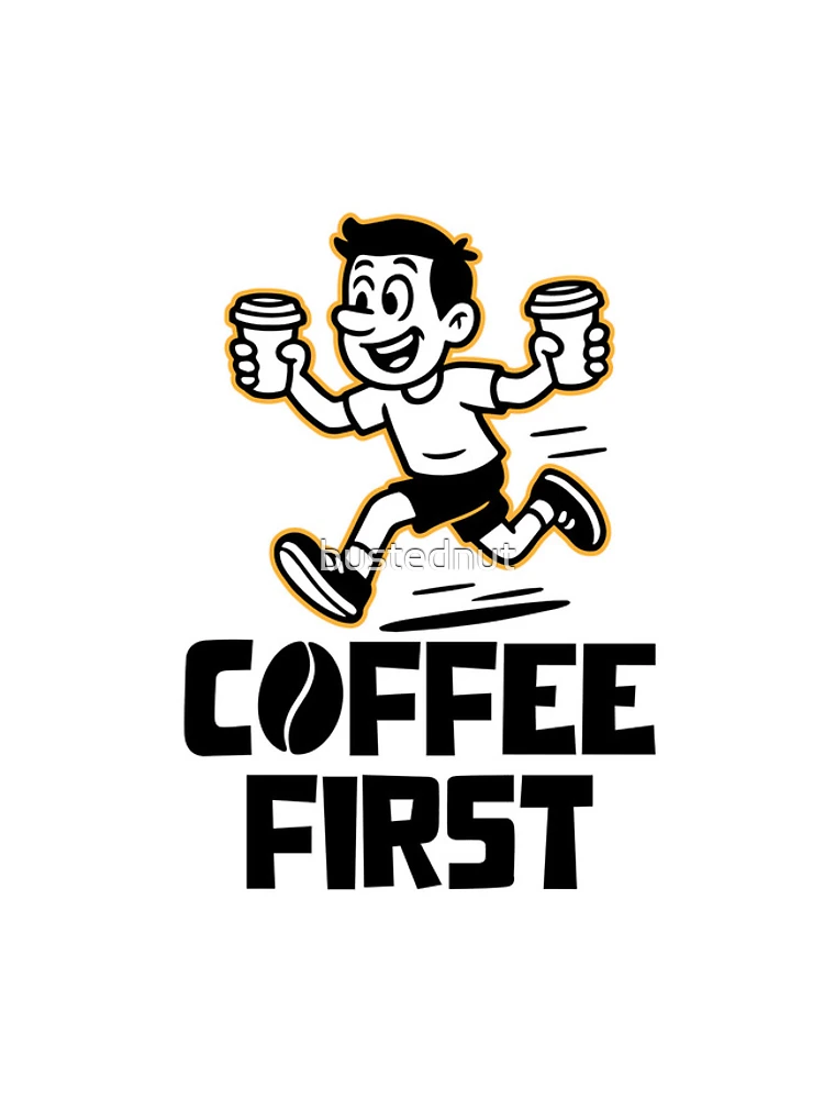 Thumbnail 5 of 5, iPhone Case, Coffee First designed and sold by bustednut.