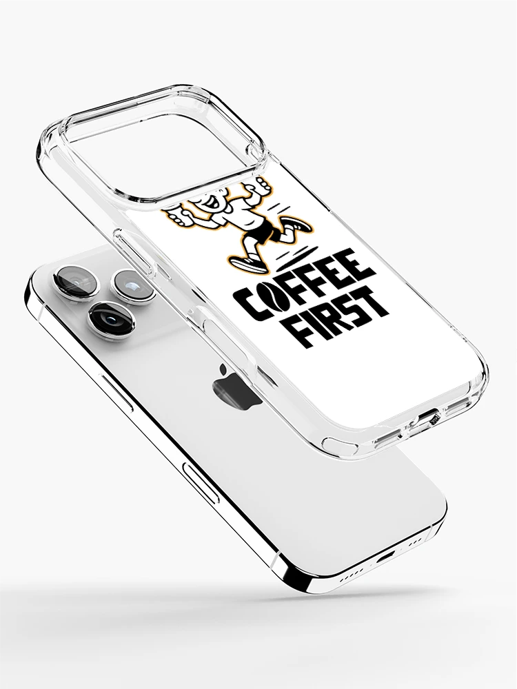 Thumbnail 2 of 5, iPhone Case, Coffee First designed and sold by bustednut.