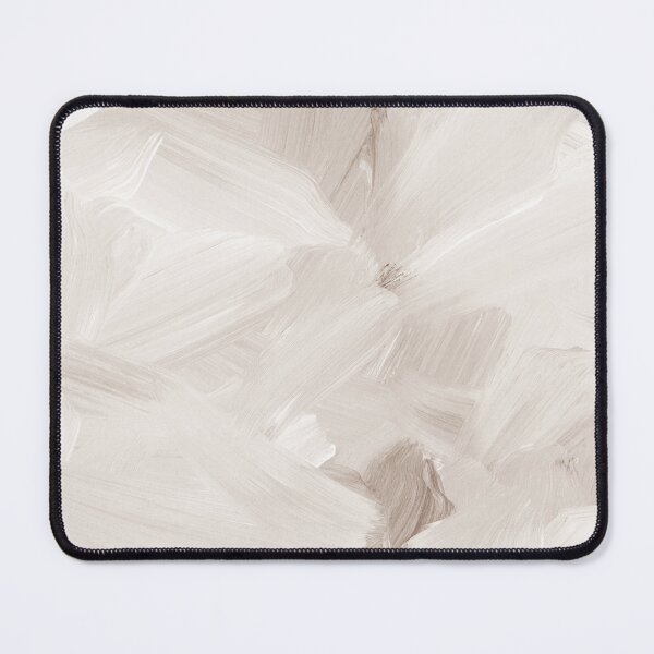 Item preview, Neutral Abstract Art Print, Beige and White Brushstrokes Art by Synplus designed and sold by synplus.