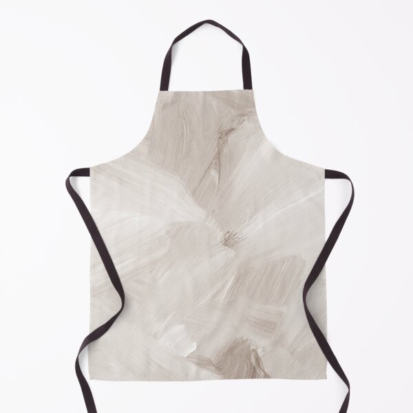 Item preview, Neutral Abstract Art Print, Beige and White Brushstrokes Art by Synplus designed and sold by synplus.