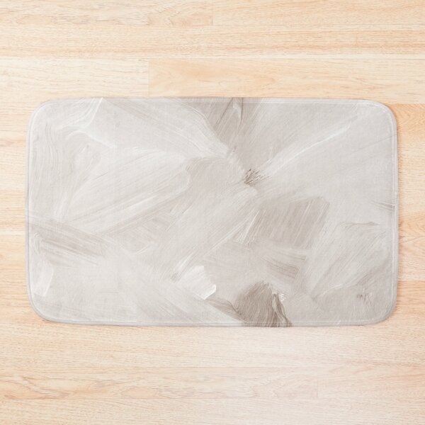 Item preview, Neutral Abstract Art Print, Beige and White Brushstrokes Art by Synplus designed and sold by synplus.