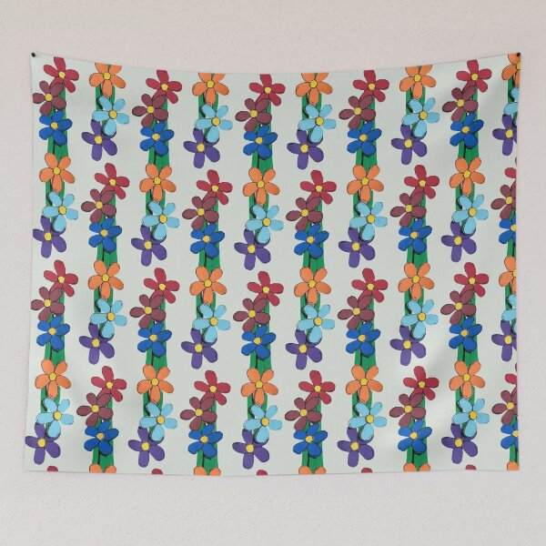 Item preview, Rainbow craft flowers designed and sold by Lauracolleen3.