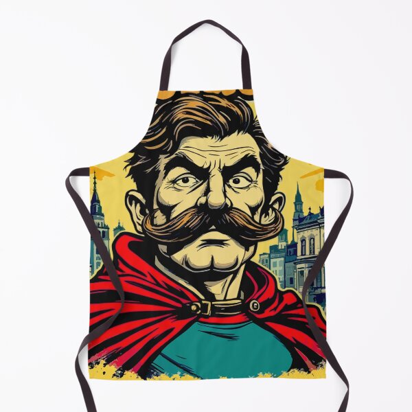 Item preview, The Mighty Mustachio – Guardian of the Old City designed and sold by SteadyRolling.