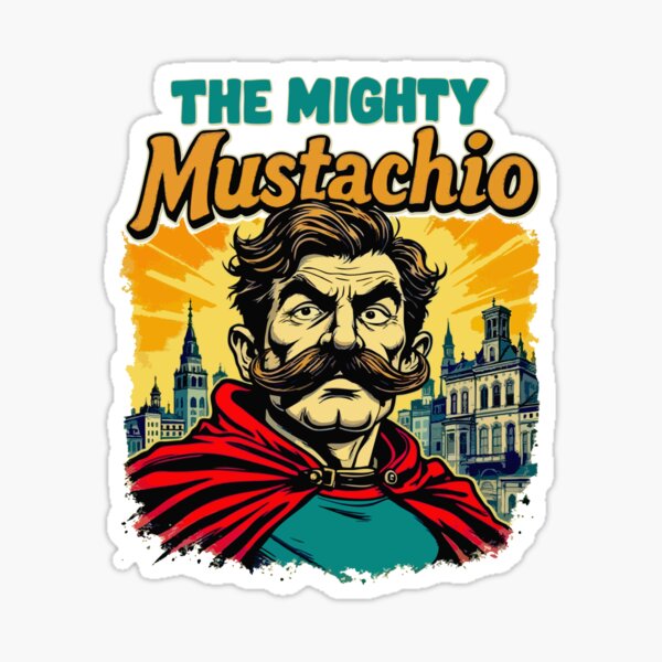 Item preview, The Mighty Mustachio – Guardian of the Old City designed and sold by SteadyRolling.