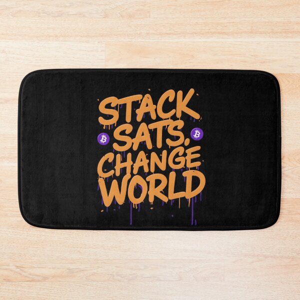 Item preview, Bitcoin Never Sleeps designed and sold by RadDeck.