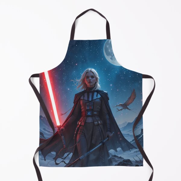 Item preview, Blue Moon Star Wars Red Light Art Vader designed and sold by ART ATTACK ZONE.