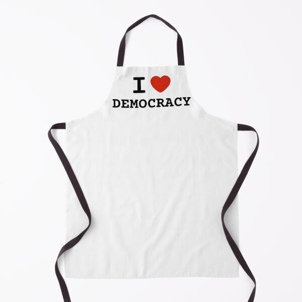 Item preview, I LOVE DEMOCRACY / I HEART DEMOCRACY designed and sold by RMC42.