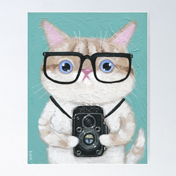 Item preview, The Cat Photographer  designed and sold by KilkennyCat Art.