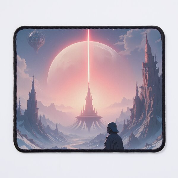 Item preview, Shine Star Wars Dark Galactic Pink Art Vader designed and sold by ART ATTACK ZONE.