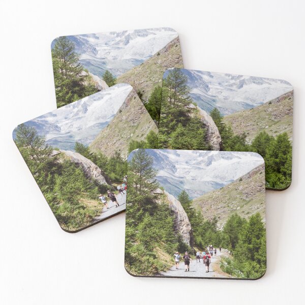 Item preview, Mountain Trail to the Glaciers – 35mm Film Alps Print designed and sold by lululucyy.