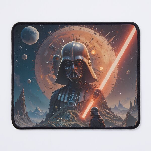 Item preview, Epic Star Wars Dark Galactic Art Vader designed and sold by ART ATTACK ZONE.