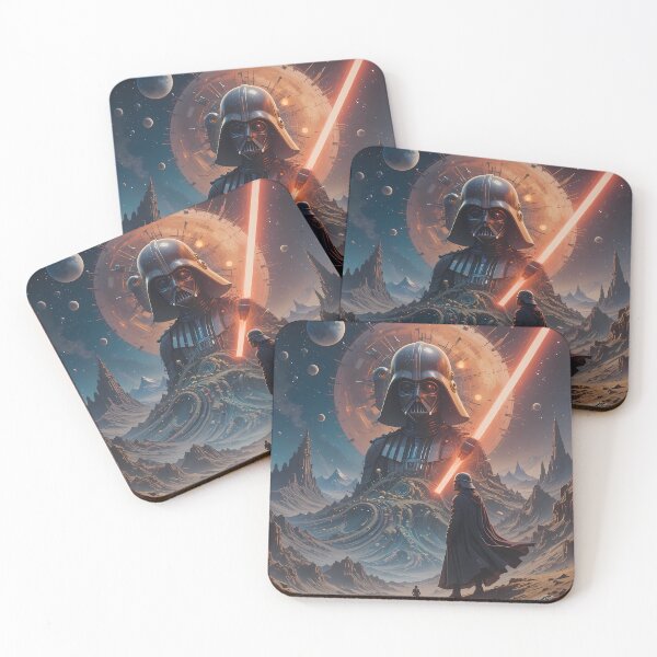 Item preview, Epic Star Wars Dark Galactic Art Vader designed and sold by ART ATTACK ZONE.