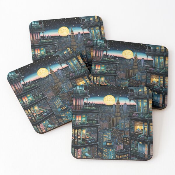Item preview, Highrise Balcony Cityscape designed and sold by ChookieBombs.