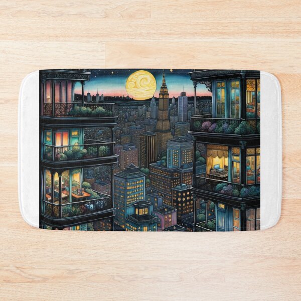 Item preview, Highrise Balcony Cityscape designed and sold by ChookieBombs.