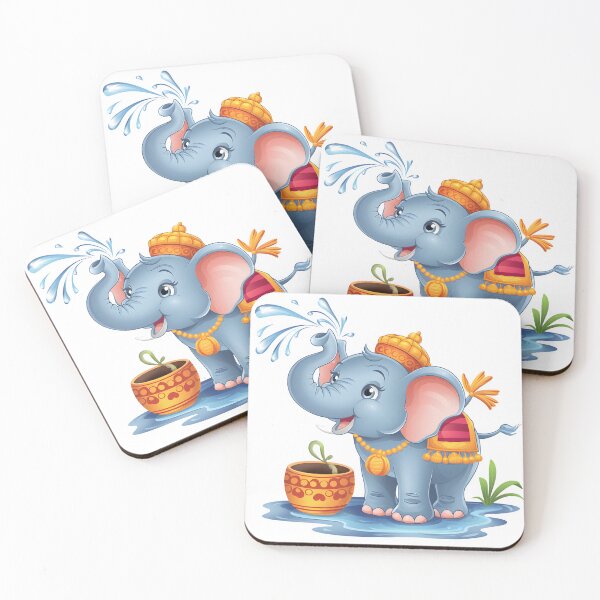 Item preview, Water spraying Elephant designed and sold by criticalzon.