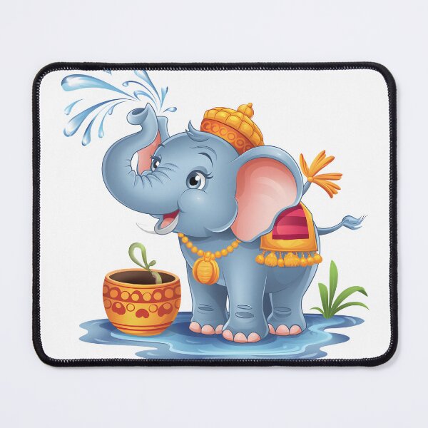 Item preview, Water spraying Elephant designed and sold by criticalzon.