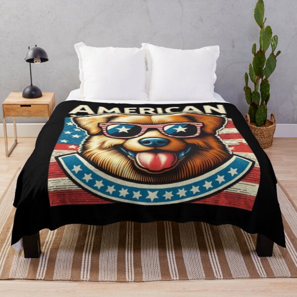 Item preview, American dog designed and sold by TodeNina.