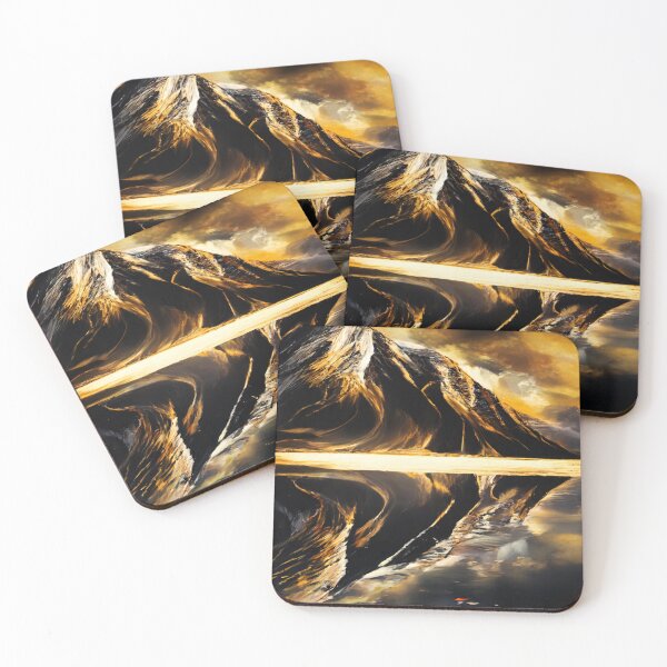 Item preview, Gold Mountain reflection designed and sold by UrbanPrts.