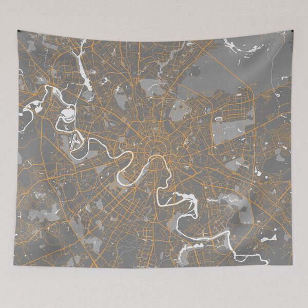 Item preview, Moscow City Map of Russia - Bauhaus designed and sold by deMAP.