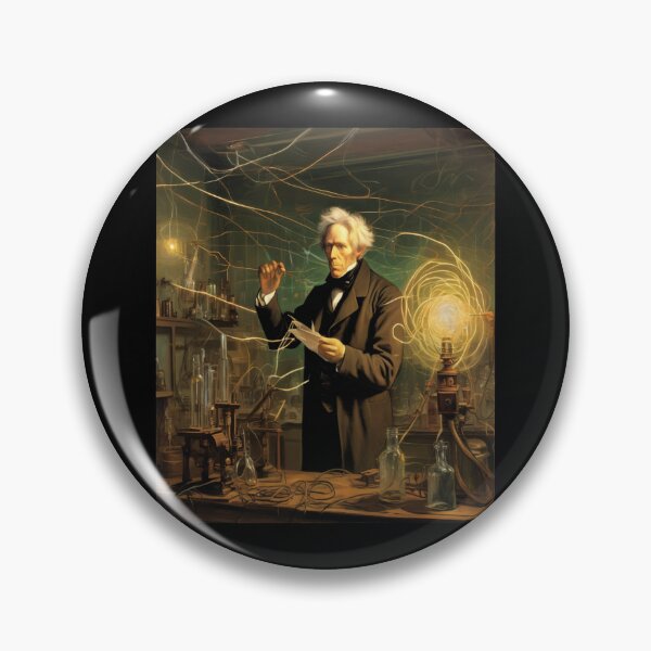 Item preview, "Faraday's Electromagnetic Revelation: Enlightenment in the 19th Century Laboratory" designed and sold by Artisticanvas.