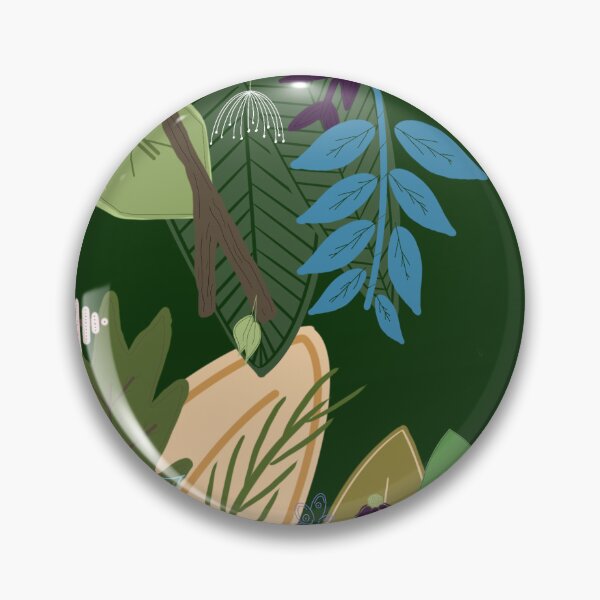 Item preview, Calm  Spring - Green Floral Plantscape designed and sold by Doodle & Wheel.