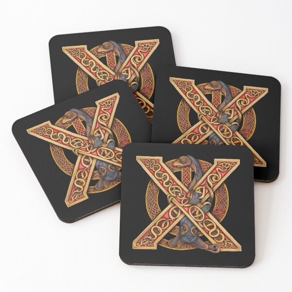Item preview, Celtic Letter X designed and sold by Myra365Art.