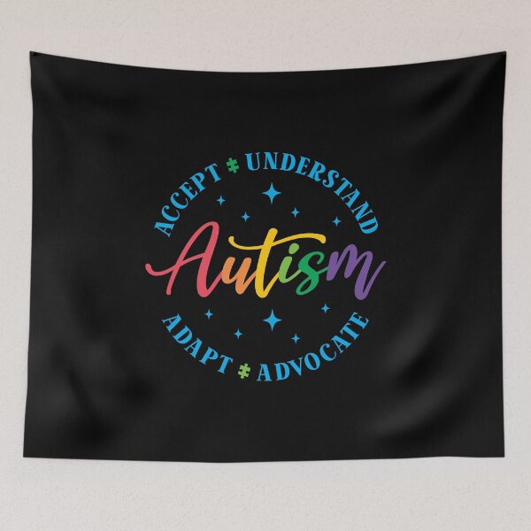 Item preview, Accept nderstand Adapt Advocate Autism Awareness designed and sold by CJC Designs.