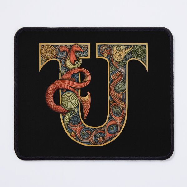 Item preview, Celtic Letter U designed and sold by Myra365Art.