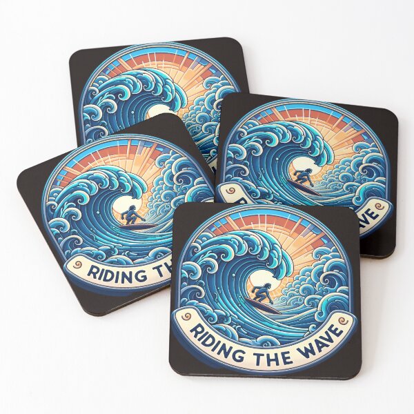 Item preview, Riding the Wave – A Surfer’s Journey designed and sold by Art is my Voice .