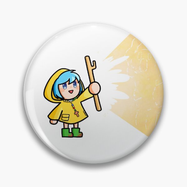 Item preview, Luce Catholic Mascot Destroying a Demon with a powerful blast from her staff designed and sold by KatelynMitalski.