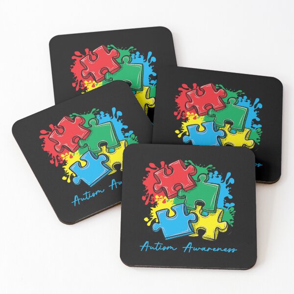 Item preview, Colorful Puzzle Pieces Autism Awareness designed and sold by CJC Designs.