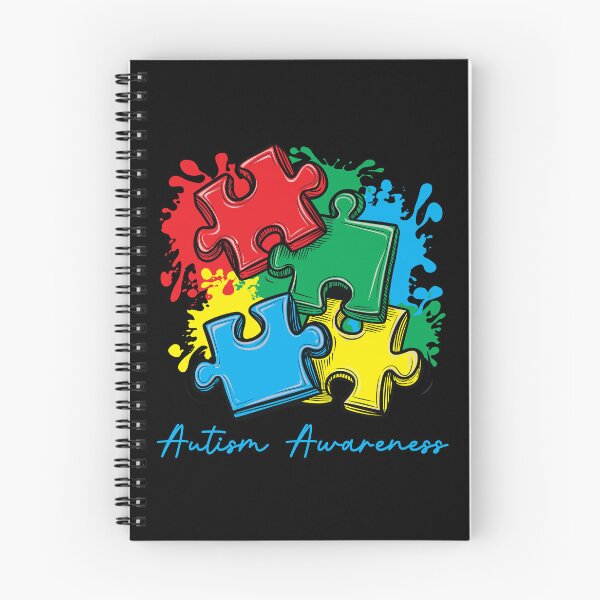 Aperçu de l'œuvre Pièces de puzzle colorées pour la sensibilisation à l'autisme créée et vendue par CJC Designs.