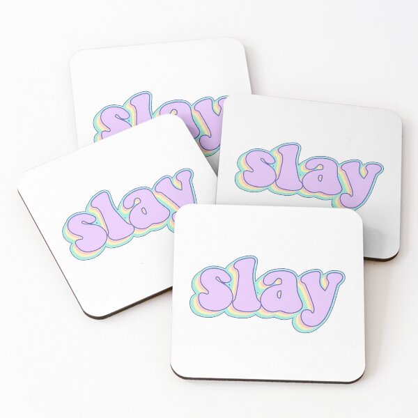 Item preview, Slay Trendy Aesthetic Sticker for Laptop & Water Bottle designed and sold by SillyLittleDesigns.