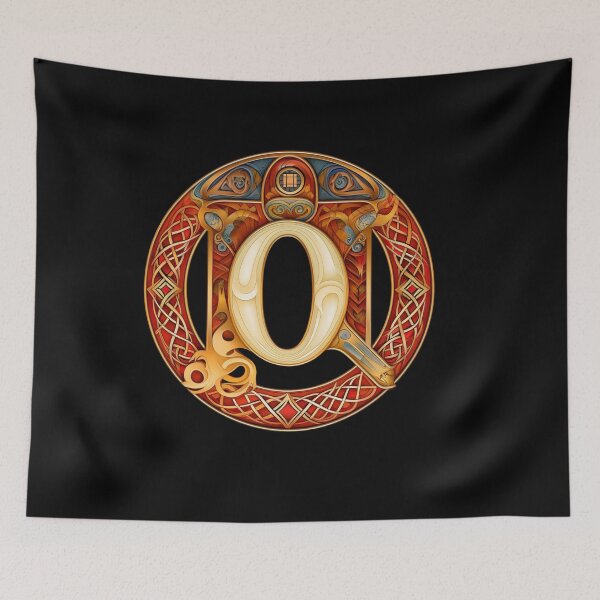 Item preview, Celtic Letter O designed and sold by Myra365Art.