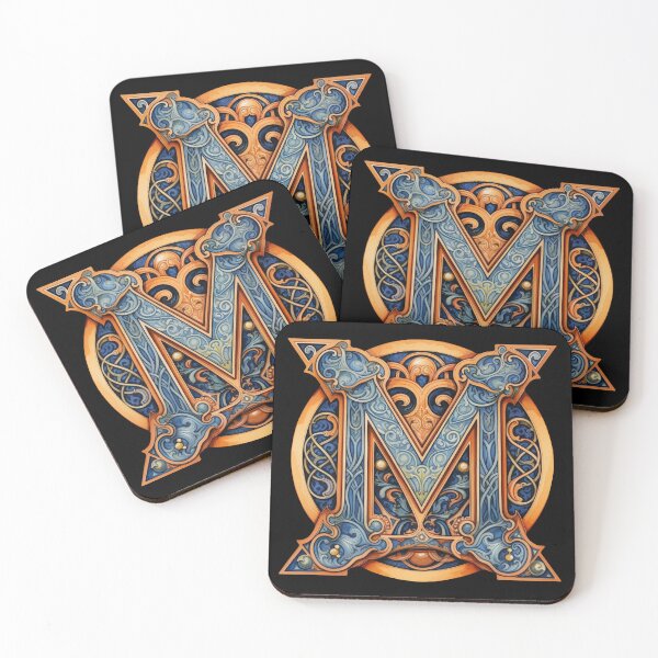 Item preview, Celtic Letter M designed and sold by Myra365Art.