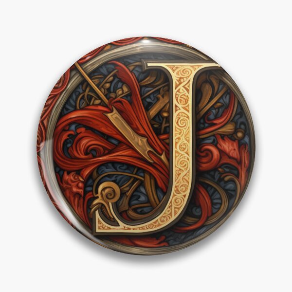 Item preview, Celtic Letter J designed and sold by Myra365Art.