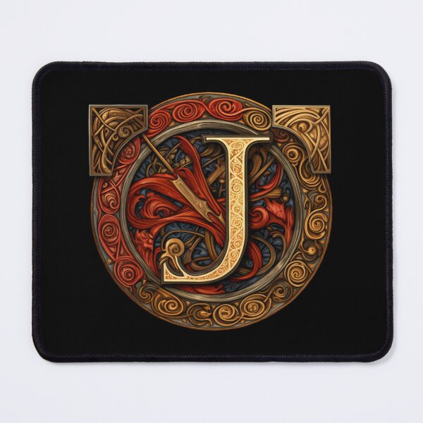 Item preview, Celtic Letter J designed and sold by Myra365Art.